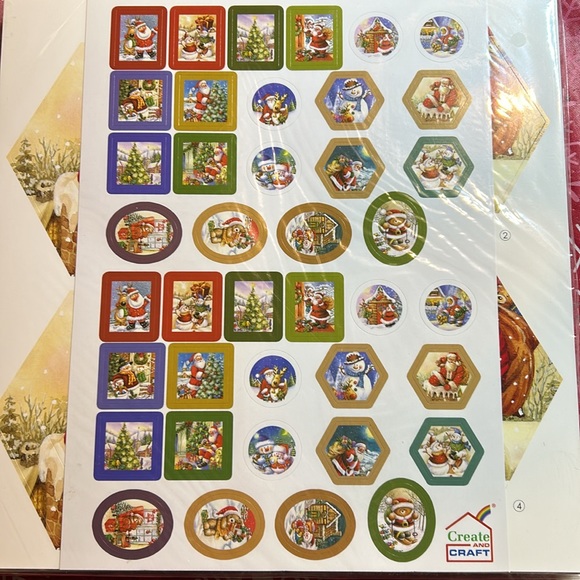 3-D Christmas card kit - Picture 2 of 9